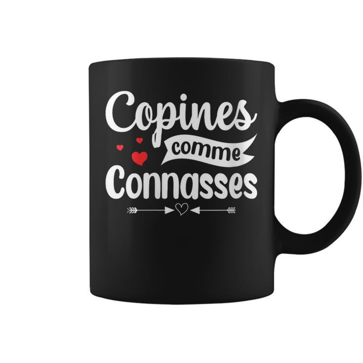 Sweat à Capuche "Copines Comme Connasses" - Humour Entre Filles - Cadeau Drôle Pour Copine - 241 G, Coupe Classique