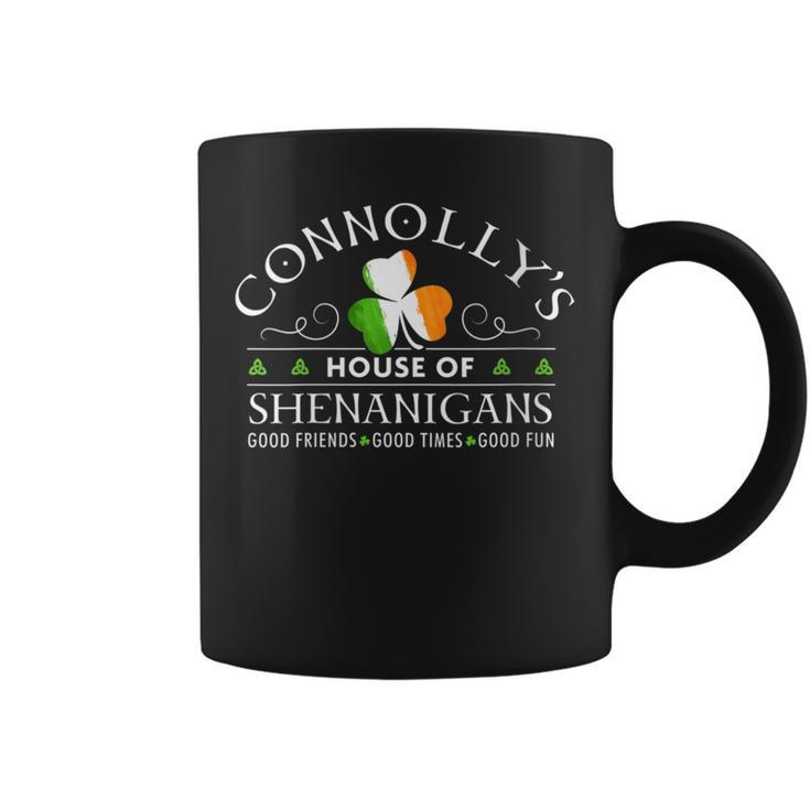 Connolly House Of Shenanigans Irish Family Name Coffee Mug