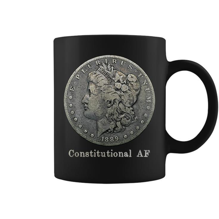 Constitutional Af Morgan Silver Dollar Stacker Coffee Mug