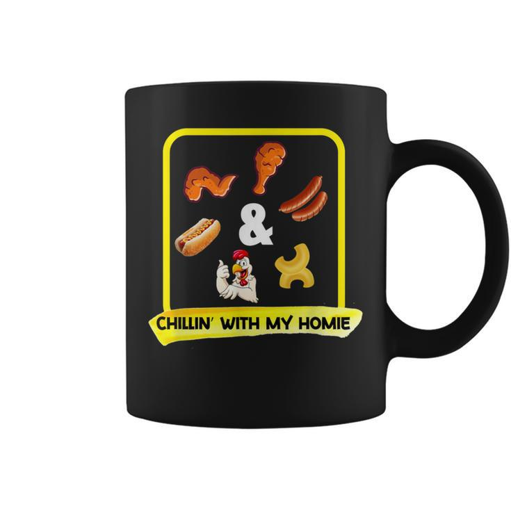 Cooked Chicken Wing Chicken Wing Hot Dog Bologna Macaroni Coffee Mug