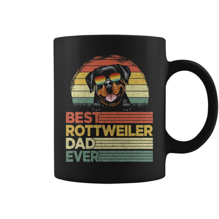 Cool Best Rottweiler Dad Ever Father's Day Coffee Mug