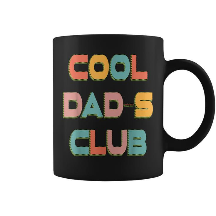 Cool Dads Club Retro Groovy Dad Father's Day Coffee Mug