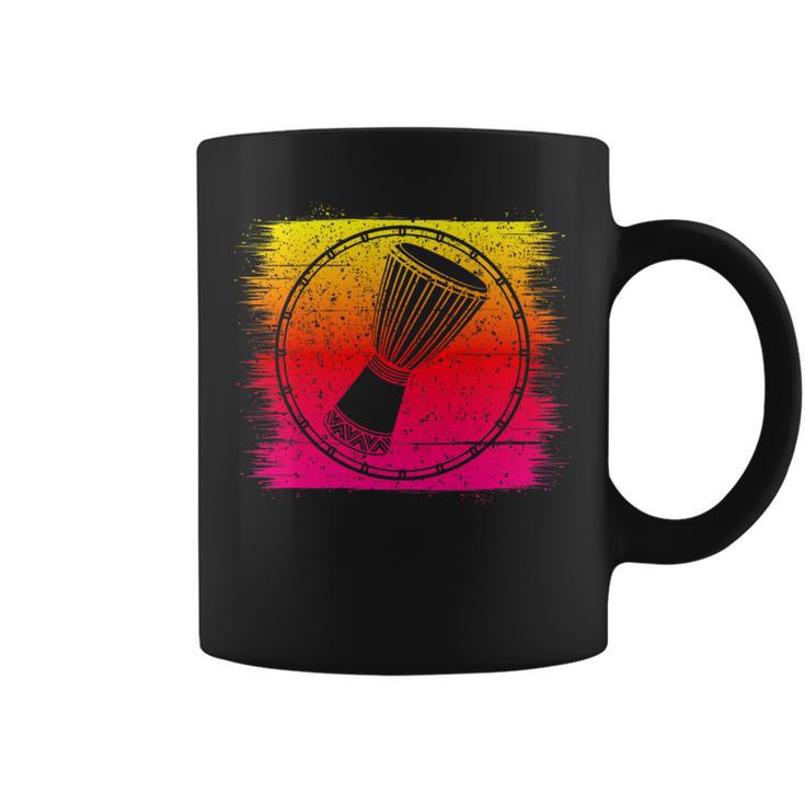 Cool Djembe Drummer Reggae African Drumming For Drum Lover Coffee Mug