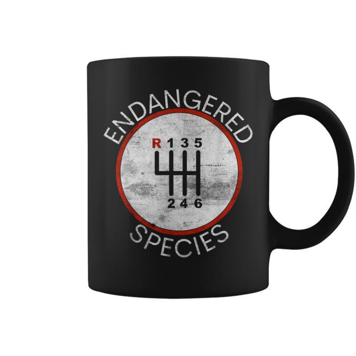 Cool Endangered Species Manual Gearbox Stick Shift 6 Speed Coffee Mug