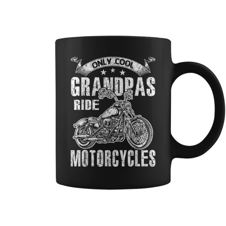 Only Cool Grandpas Rides Motorcycles Coffee Mug