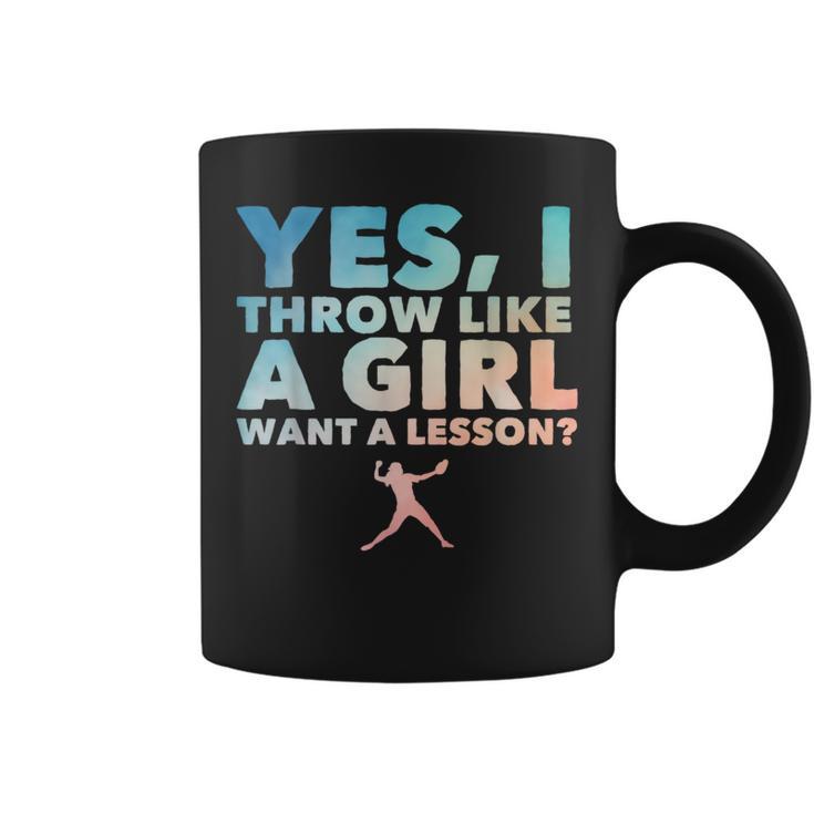 Cool Softball For Girls Pitcher Softball Player Coffee Mug