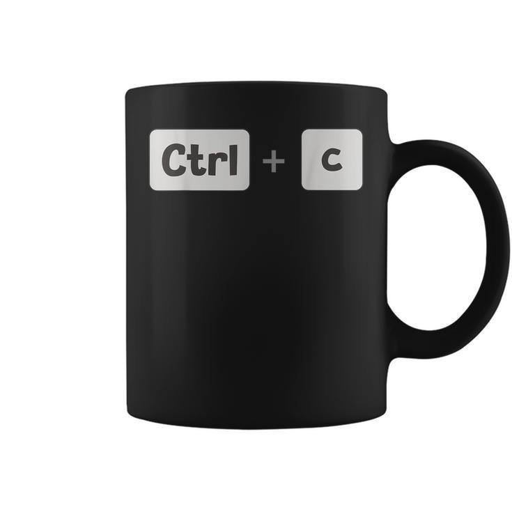 Copy Ctrl C Father's Day Mother's Day Coffee Mug