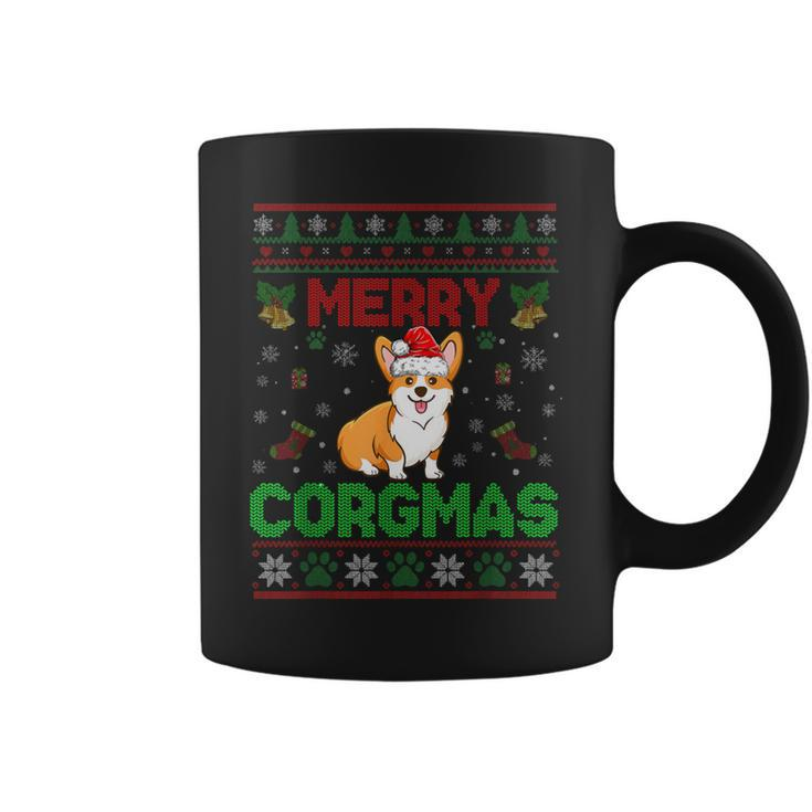 Corgi Christmas Sweater Cool Merry Corgmas Xmas Coffee Mug