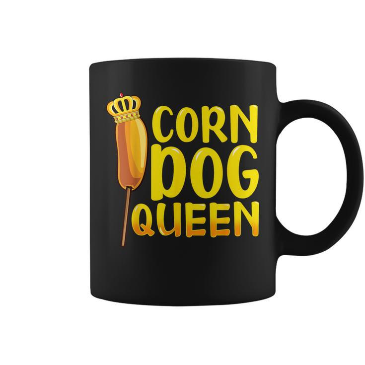 Corn Dog Queen Corndog Hot Dog Sausage Stick Coffee Mug