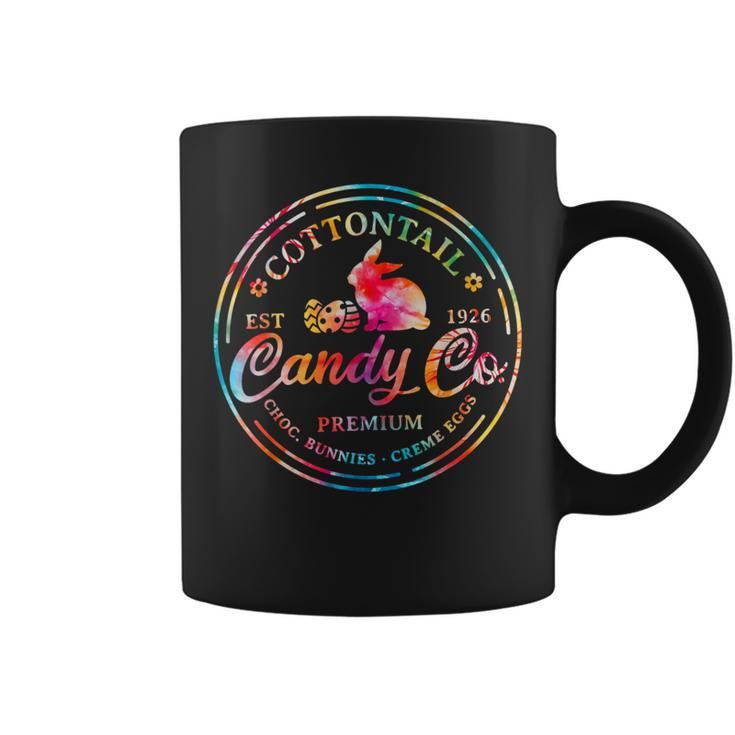 Cottontail Candy Company Easter Bunny Tie Dye Easter Coffee Mug