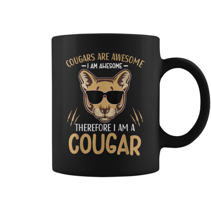 Cougars Are Awesome Cougar Lover Animal Coffee Mug