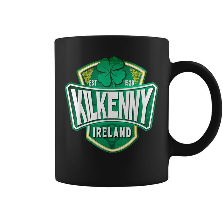 County Kilkenny Ireland Irish Gaelic Football Hurling Badge Coffee Mug