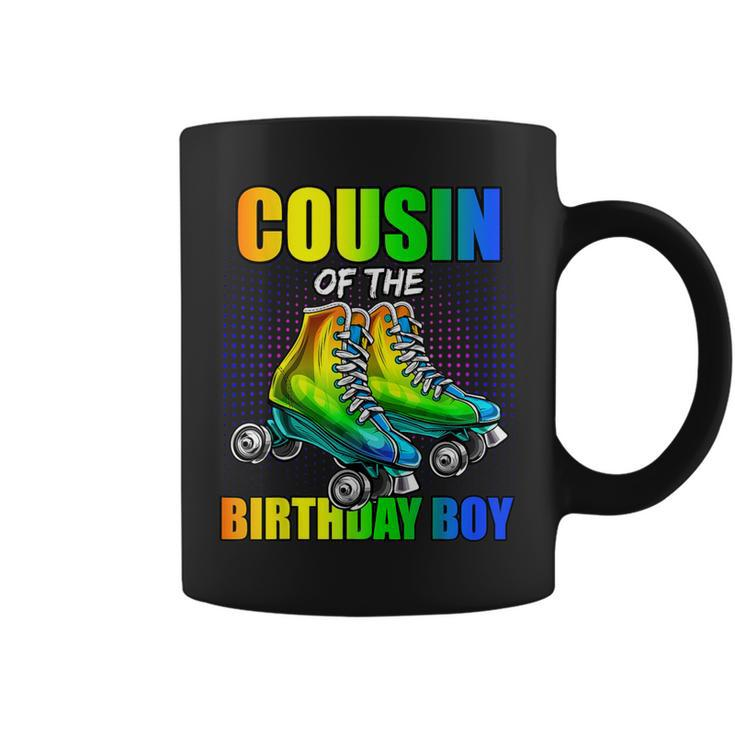Cousin Birthday Boy Roller Skating Birthday Matching Family Coffee Mug