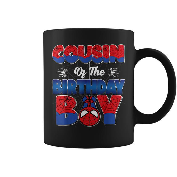 Cousin Of The Birthday Boy Spider Family Matching Coffee Mug