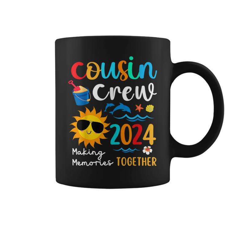 Cousin Crew 2024 Summer Vacation Beach Family Trips Matching Coffee Mug