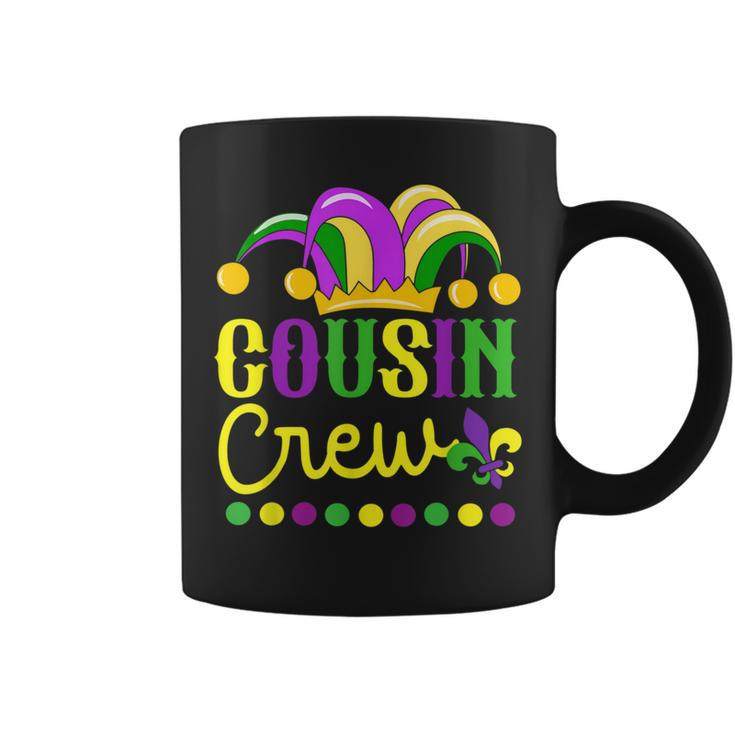 Cousin Crew Mardi Gras Family Outfit For Adult Toddler Baby Coffee Mug