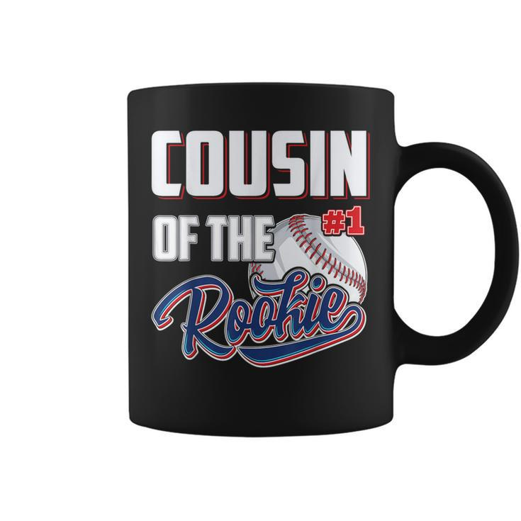 Cousin Of Rookie 1 Years Old Team 1St Birthday Baseball Coffee Mug