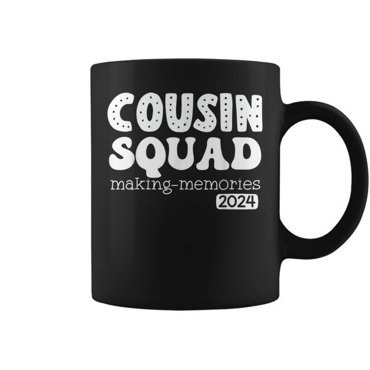 Cousin Squad Crew 2024 Making Memories Family Reunion Coffee Mug