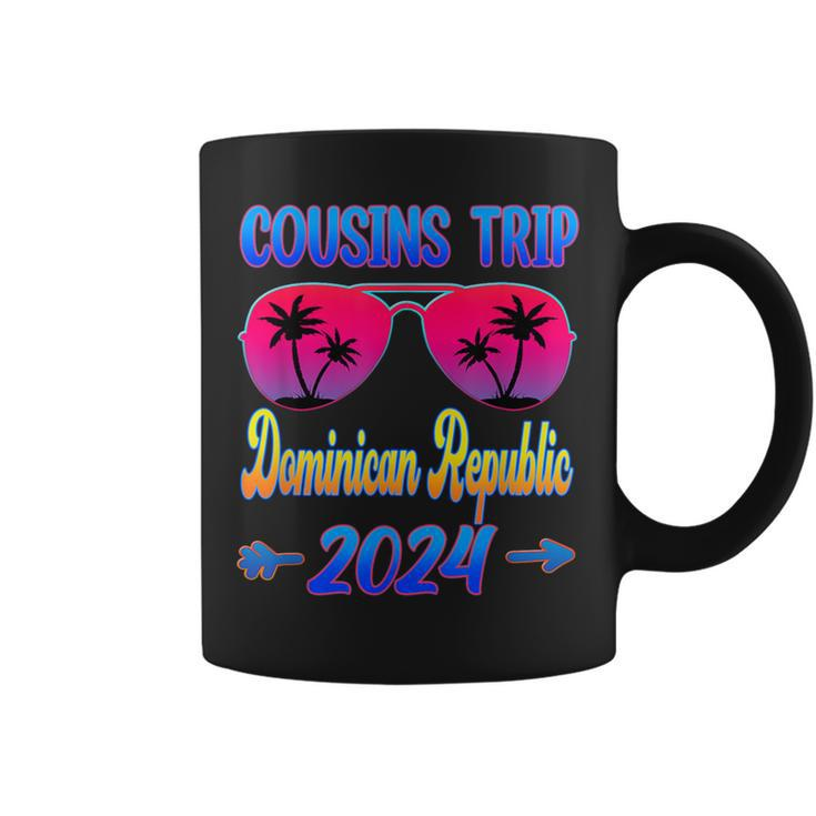 Cousins Trip Dominican Republic 2024 Glasses Cousin Matching Coffee Mug
