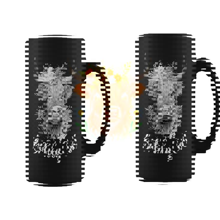 Cow Birthday Girl Mother Girl Mama Woman Family Matching Coffee Mug