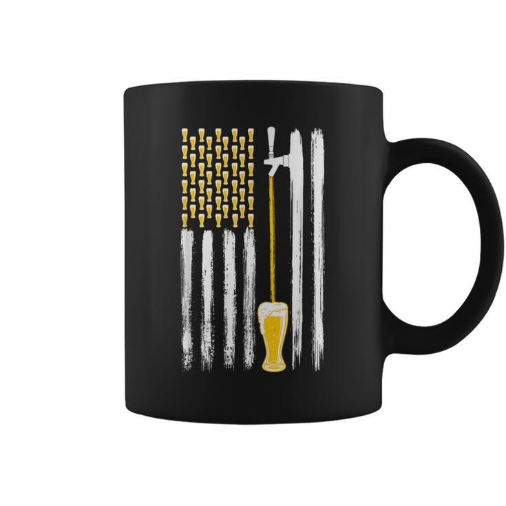 Craft Beer American Flag Usa 4Th July Alcohol Brew Brewery Coffee Mug