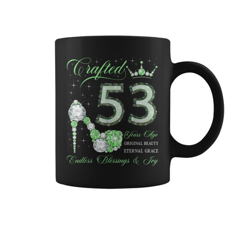 Crafted 53 Years Ago 53Rd Birthday 53 Years Old Woman Queen Coffee Mug