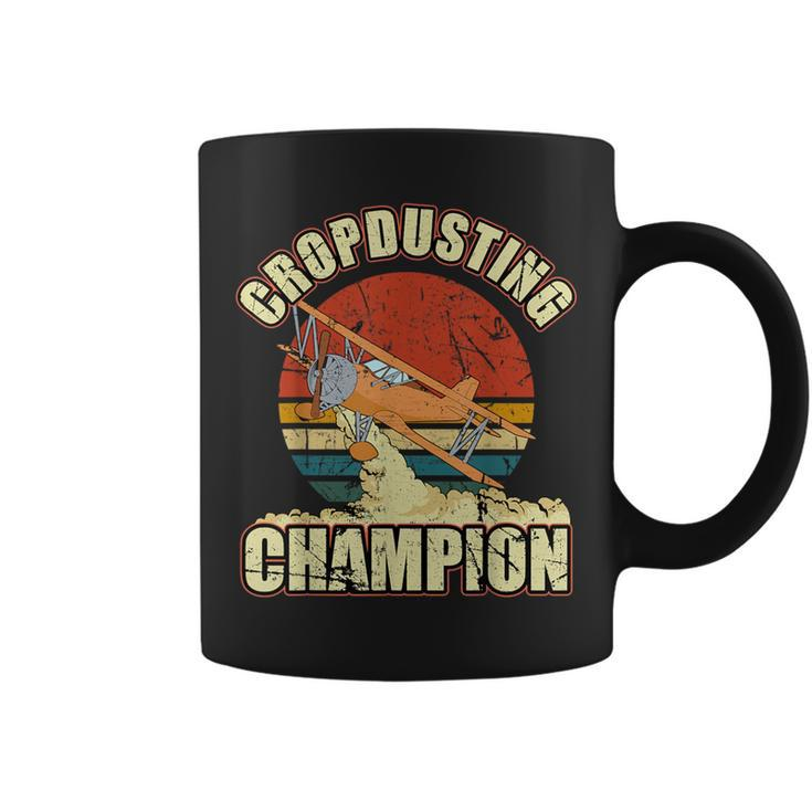 Cropdusting Champion Vintage Gag For Men Coffee Mug