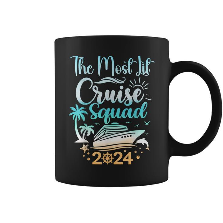 Cruise Birthday 2024 Squad Cruise 2024 Matching Cruise Coffee Mug