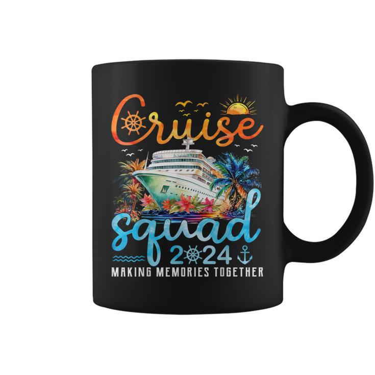 Cruise Squad 2024 Family Group Matching Summer Vacation Coffee Mug