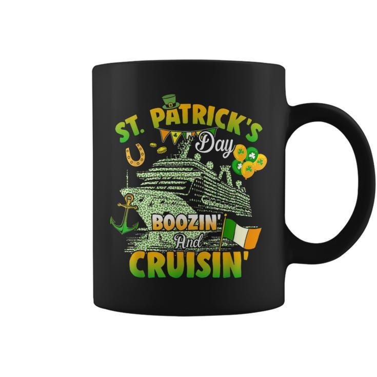 Cruisin And Boozin 2024 St Patrick Day Matching Family Coffee Mug