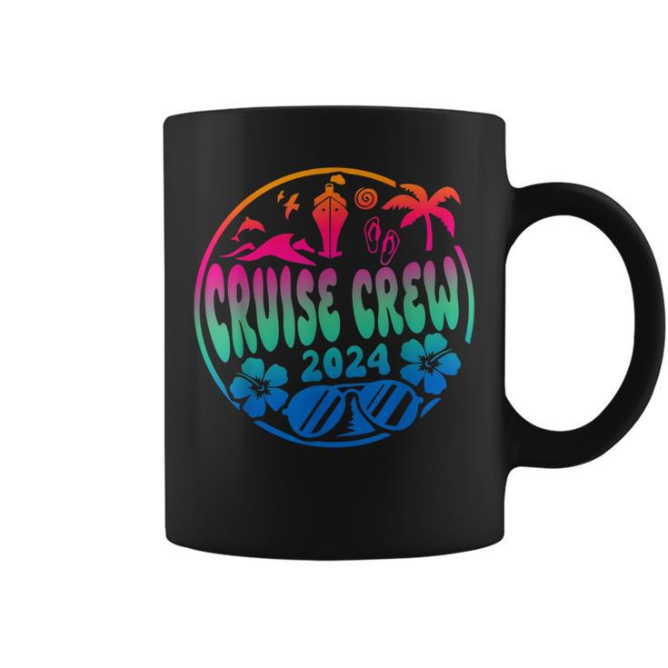 Cruisin Crew 2024 Cruise Family Friends Vacation Matching Coffee Mug