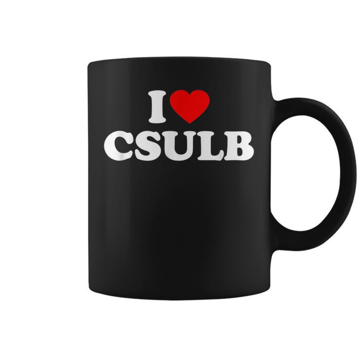 Csulb Love Heart College University Alumni Coffee Mug