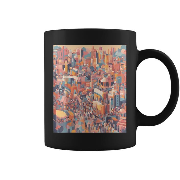 Cultural Festival Pastel Tapestry Coffee Mug