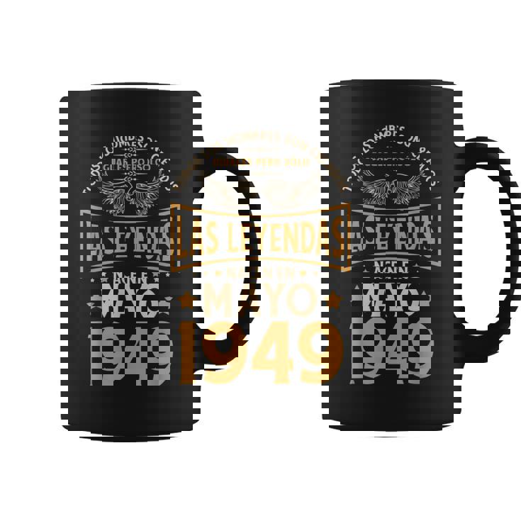 Cumpleaños Hombre Regalos Las Leyendas Mayo 1949 Taza de café