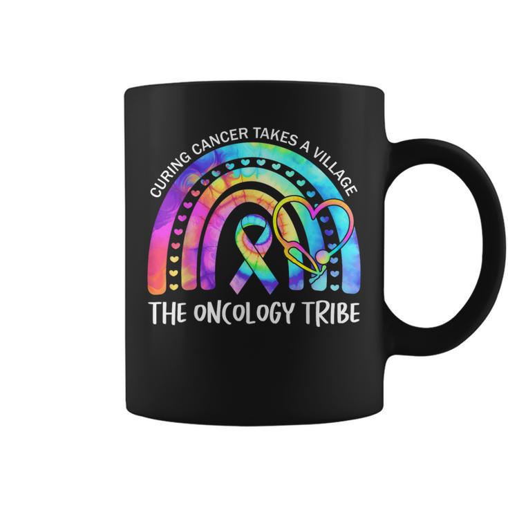 Curing Cancer Takes A Village The Oncology Tribe Nurse Team Coffee Mug