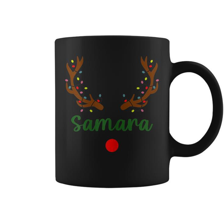 Custom Name Christmas Matching Family Pajama Samara Coffee Mug