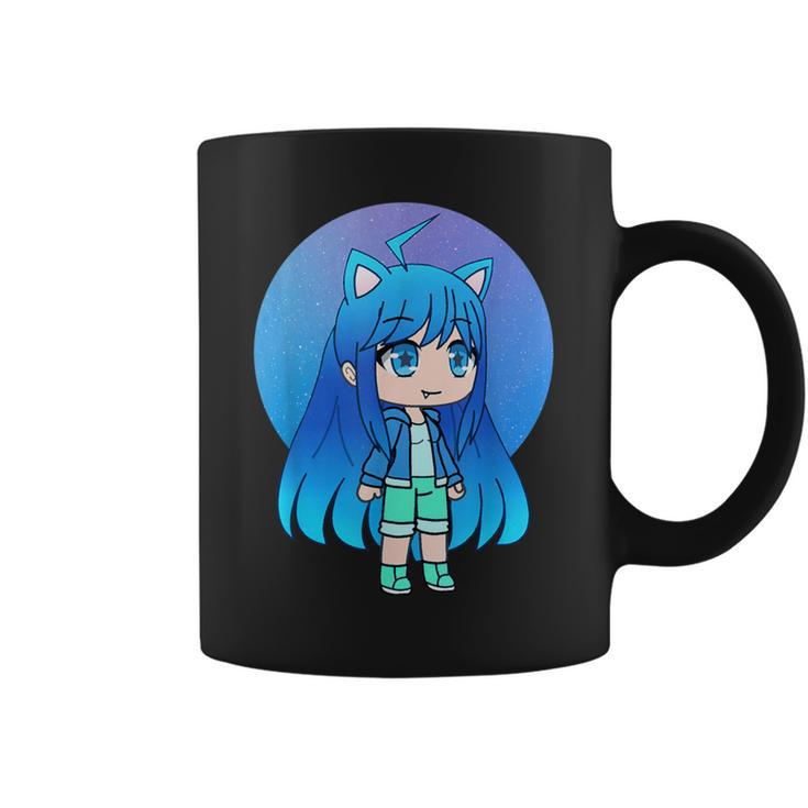 Cute Chibi Style Kawaii Anime Girl Aquachan Coffee Mug