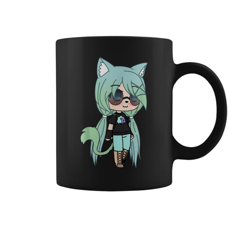 Cute Chibi Style Kawaii Anime Girl Chloe Chan The Tomboy Coffee Mug