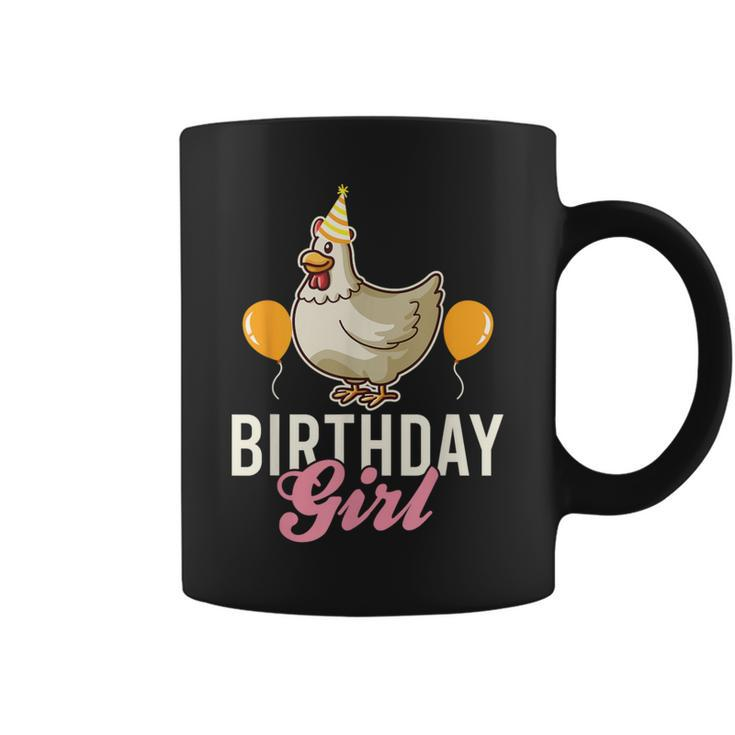 Cute Chicken Birthday Girl Coffee Mug