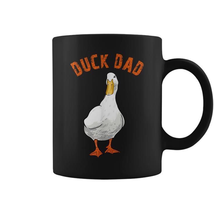 Cute Duck Dad Lover Illustration Duck Owner Coffee Mug