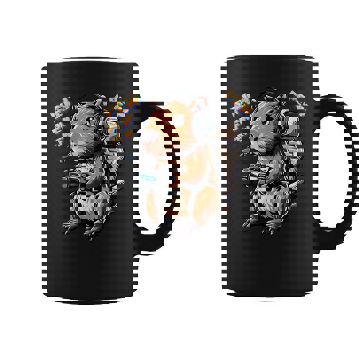 Cute Gaming Capybara Pewideojuego Gráfico Hombres Niños Niñas Taza de café