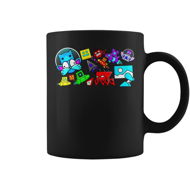 Cute Geometry Video Game  Graphic Birthday Coffee Mug