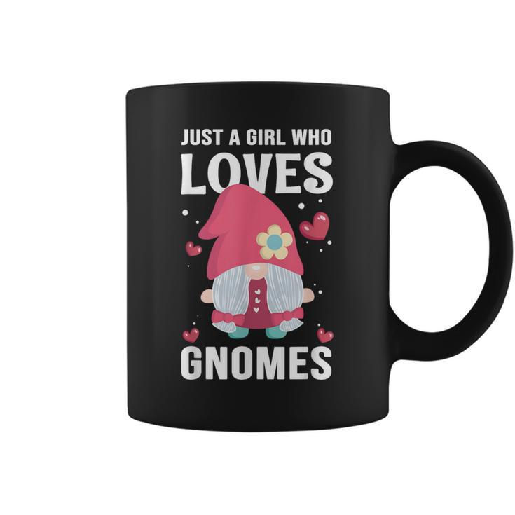 Cute Girl Gnome Just A Girl Who Loves Gnomes Coffee Mug