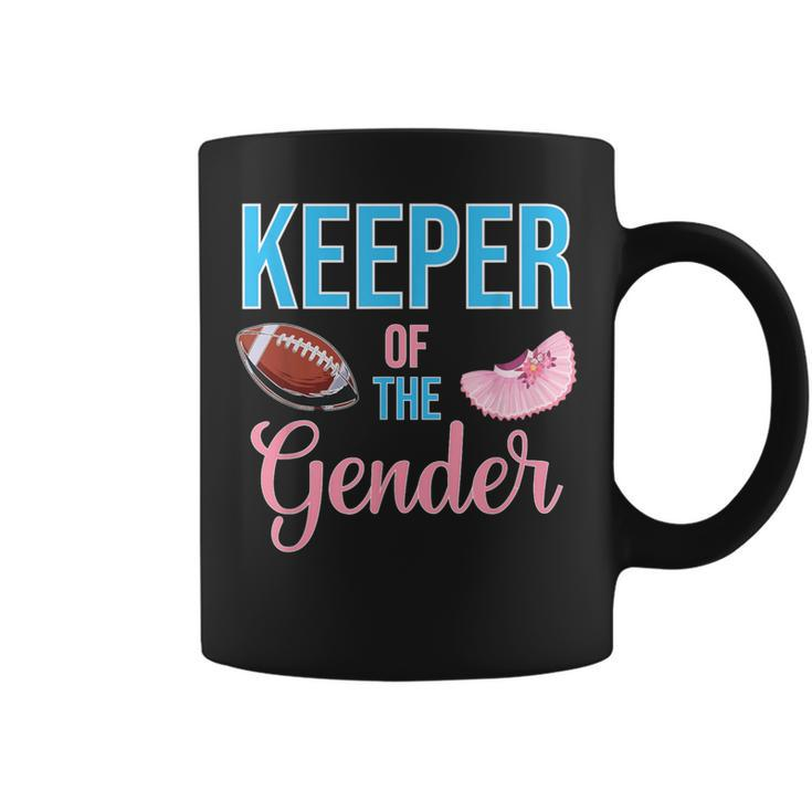 Cute Keeper Of The Gender Touchdowns Reveal For Mom And Dad Coffee Mug