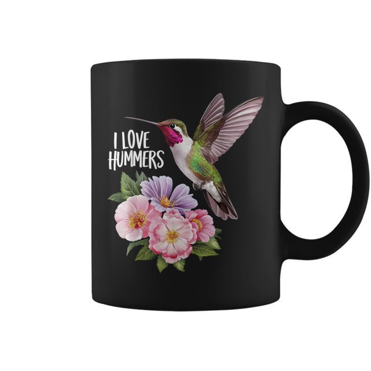 Cute I Love Hummers Colibri Hummingbird Retro Vintage Sunset Coffee Mug