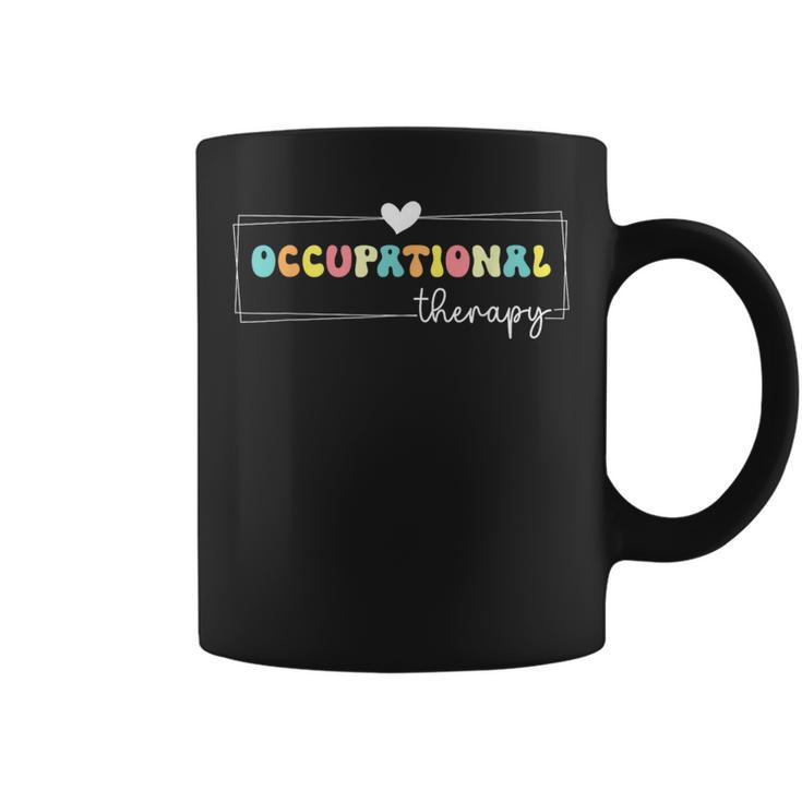 Cute Retro Groovy Occupational Therapy Month Ot Therapist Coffee Mug