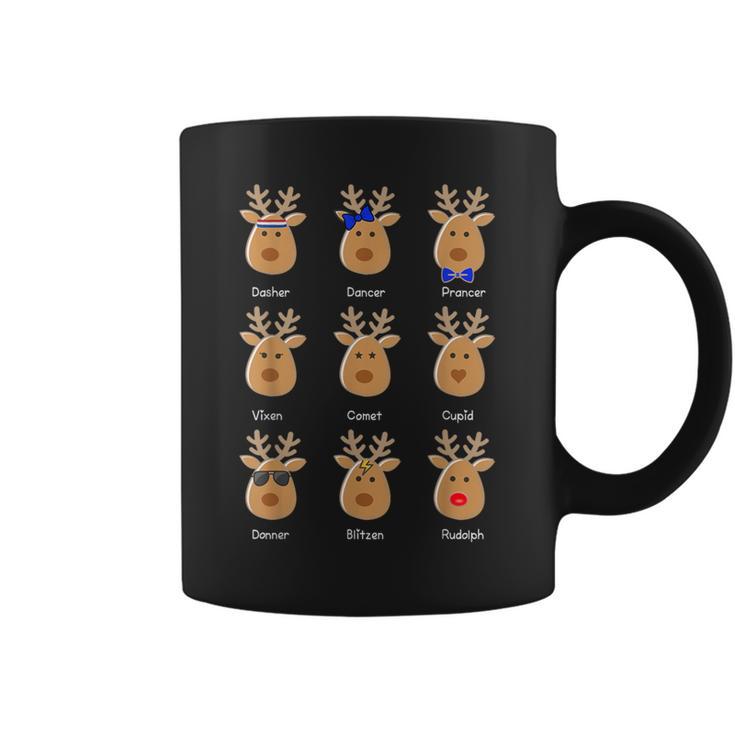 Cute Rudolph The Red Nose Reindeer Christmas Coffee Mug