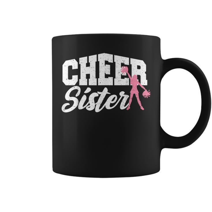 Cute Sister Cheer Sister Cheerleading Coffee Mug