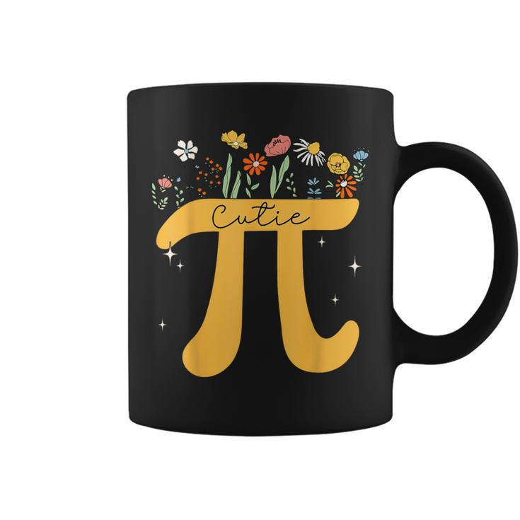 Cutie Pi Wildflower Flower Pi Day Girls Math Lover Coffee Mug