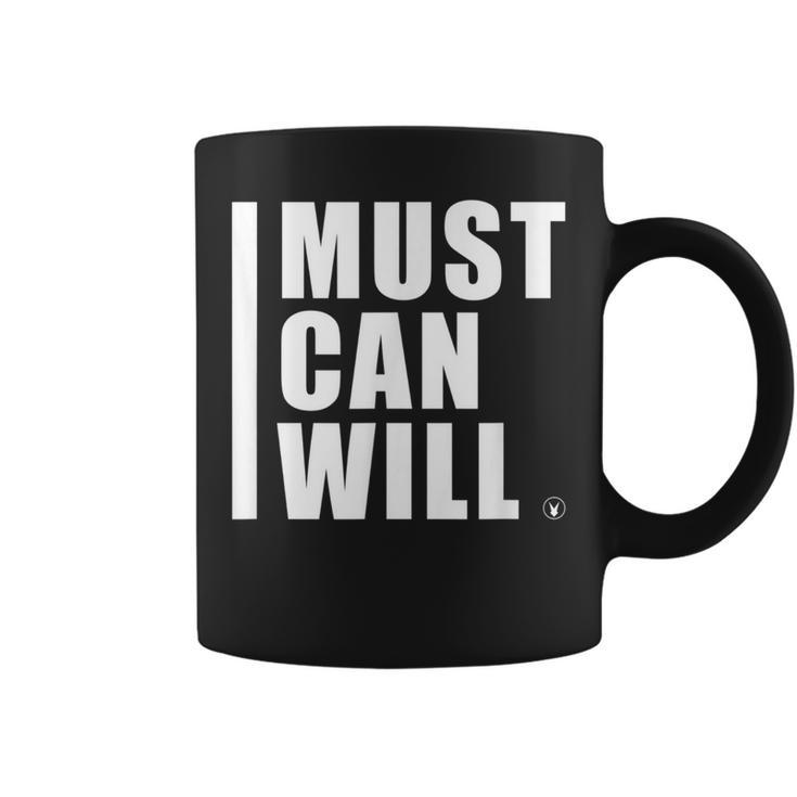 D236 I Must I Can I Will Gym Rabbit T Bodybuilding Coffee Mug